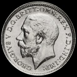 1912 George V Silver Threepence Obverse