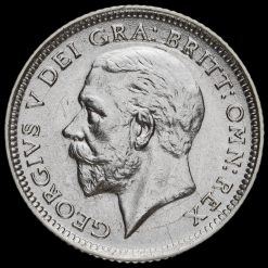 1926 George V Silver Sixpence Obverse