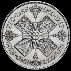 1929 George V Silver Florin Reverse