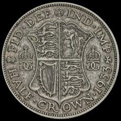 1933 George V Silver Half Crown Reverse