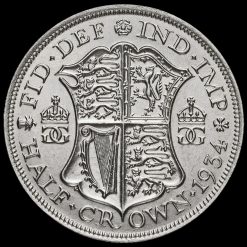 1934 George V Silver Half Crown Reverse