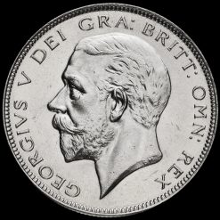 1936 George V Silver Half Crown Obverse