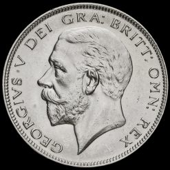 1936 George V Silver Half Crown Obverse