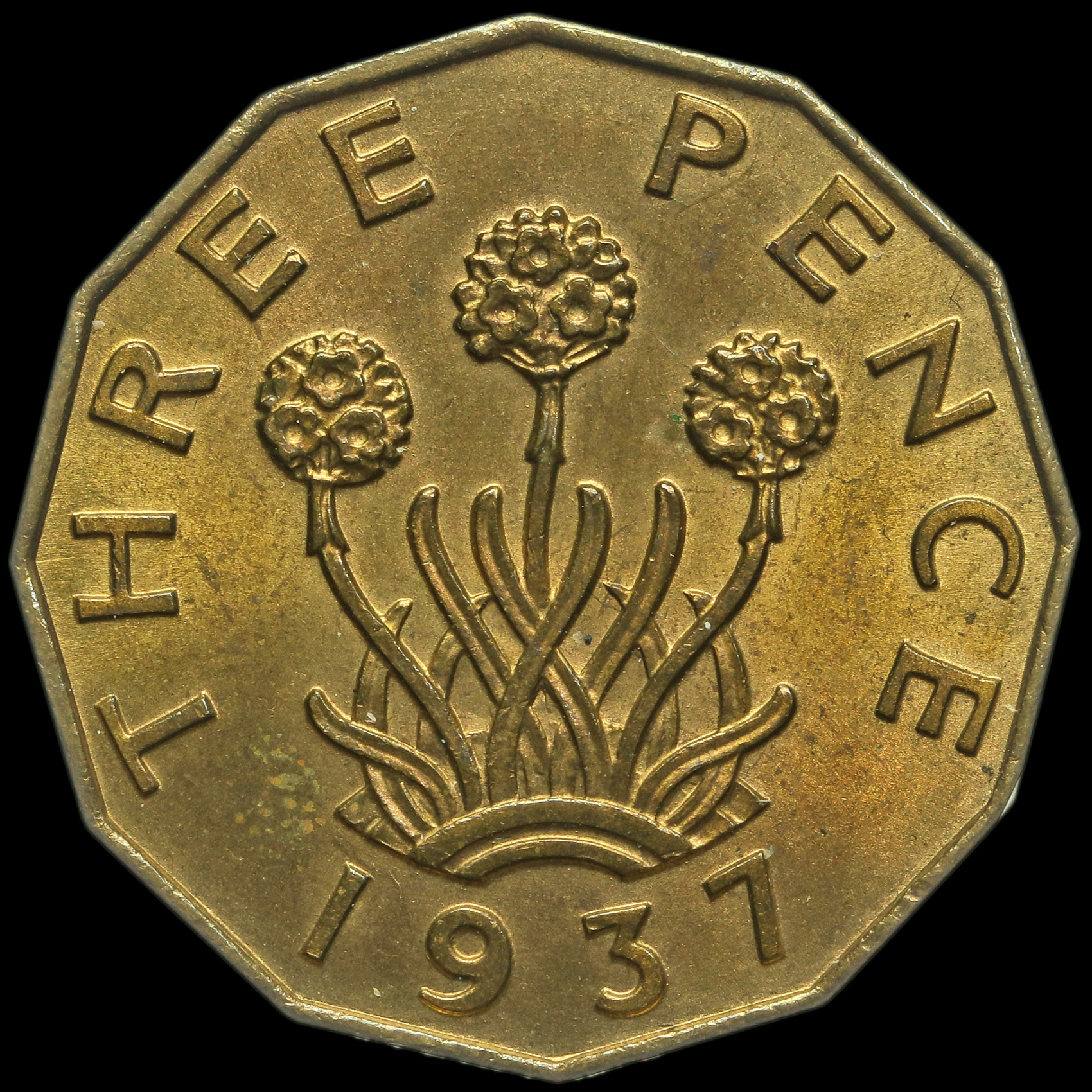 thumbnail image 2 of George VI Silver Threepence (3D) Coin – Choose Your Date: 1937-1944 2 of 5
