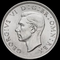 1942 George VI Silver Half Crown Obverse