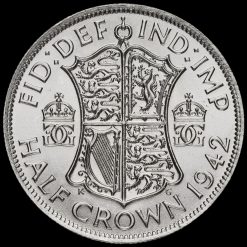 1942 George VI Silver Half Crown Reverse