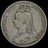 1889 Queen Victoria Jubilee Head Silver Crown Obverse