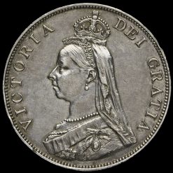 1889 Queen Victoria Double Florin Obverse