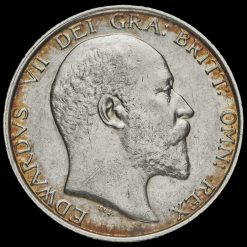 1902 Edward VII Silver Shilling Obverse