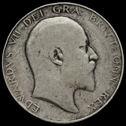 1907 Edward VII Silver Half Crown Obverse