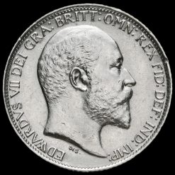 1908 Edward VII Silver Sixpence Obverse
