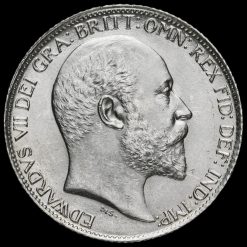 1910 Edward VII Silver Sixpence Obverse