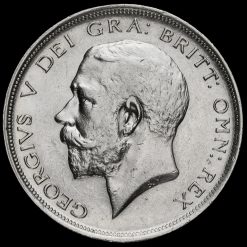 1913 George V Silver Half Crown Obverse