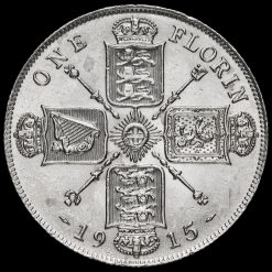 1915 George V Silver Florin Reverse
