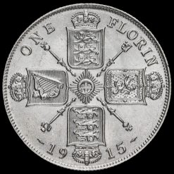 1915 George V Silver Florin Reverse