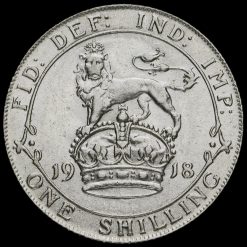 1918 George V Silver Shilling Reverse