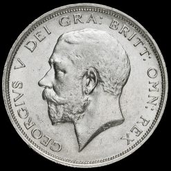 1919 George V Silver Half Crown Obverse