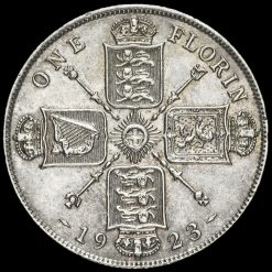 1923 George V Silver Florin Reverse