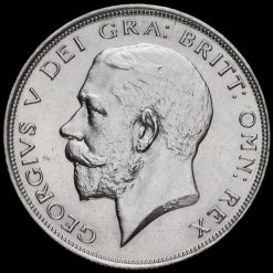 1923 George V Silver Half Crown Obverse