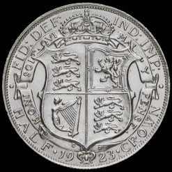 1923 George V Silver Half Crown Reverse