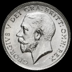 1924 George V Silver Sixpence Obverse