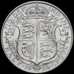 1926 George V Silver Half Crown Reverse