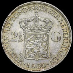 Netherlands 1930 2 1/2 Gulden Reverse