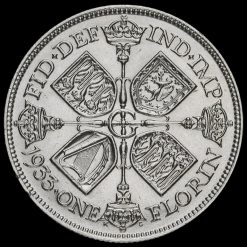 1933 George V Silver Florin Reverse