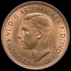 1944 George VI Halfpenny Obverse