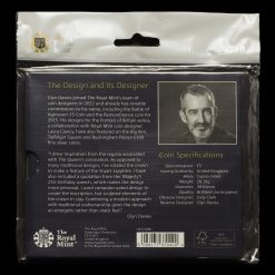2017 Elizabeth II Shine Through The Ages £5 Five Pound Coin BU Pack Back