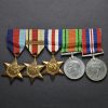 WW2 British Army Five Medal Group Obverse