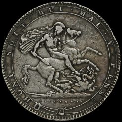 1819 George III Milled Silver LIX Crown Reverse