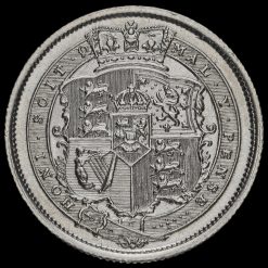 1819 George III Milled Silver Shilling Reverse
