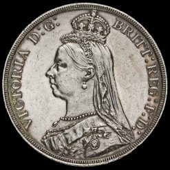 1887 Queen Victoria Jubilee Head Silver Crown Obverse