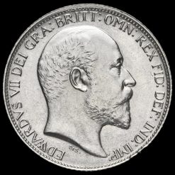 1902 Edward VII Silver Sixpence Obverse