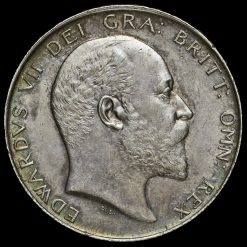 1902 Edward VII Silver Half Crown Obverse