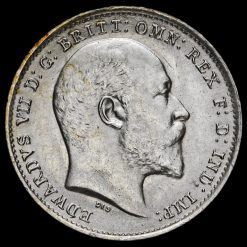 1902 Edward VII Silver Threepence Obverse