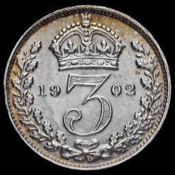 1902 Edward VII Silver Threepence Reverse