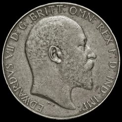 1910 Edward VII Silver Florin Obverse