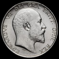 1910 Edward VII Silver Shilling Obverse