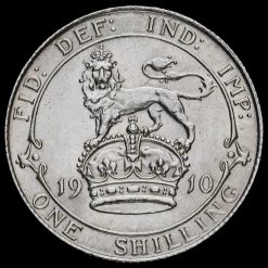 1910 Edward VII Silver Shilling Reverse