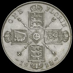 1912 George V Silver Florin Reverse