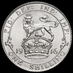 1916 George V Silver Shilling reverse