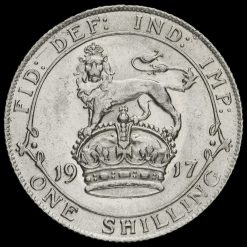 1917 George V Silver Shilling Reverse