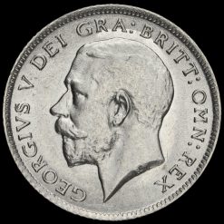 1918 George V Silver Sixpence Obverse