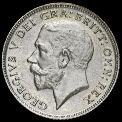 1923 George V Silver Sixpence Obverse