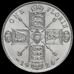 1924 George V Silver Florin Reverse
