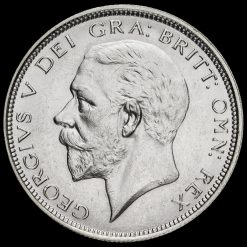 1927 George V Silver Half Crown Obverse
