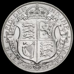 1927 George V Silver Half Crown Reverse
