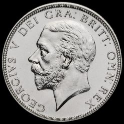1927 George V Silver Proof Florin Obverse